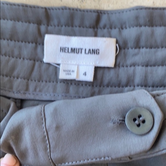 Helmut Lang Gray (mudstone) Solar Silk Shorts - 4 - Picture 8 of 10